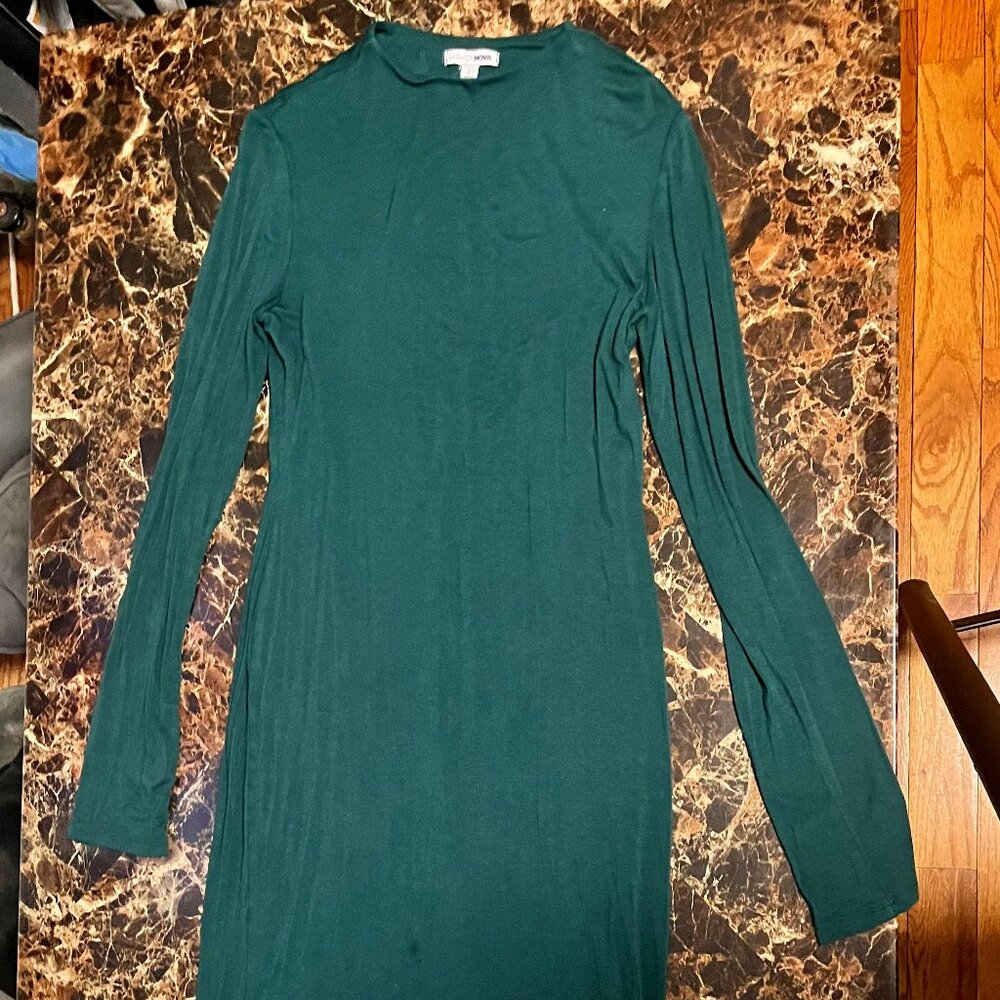 Olive Body Con Midi Dress